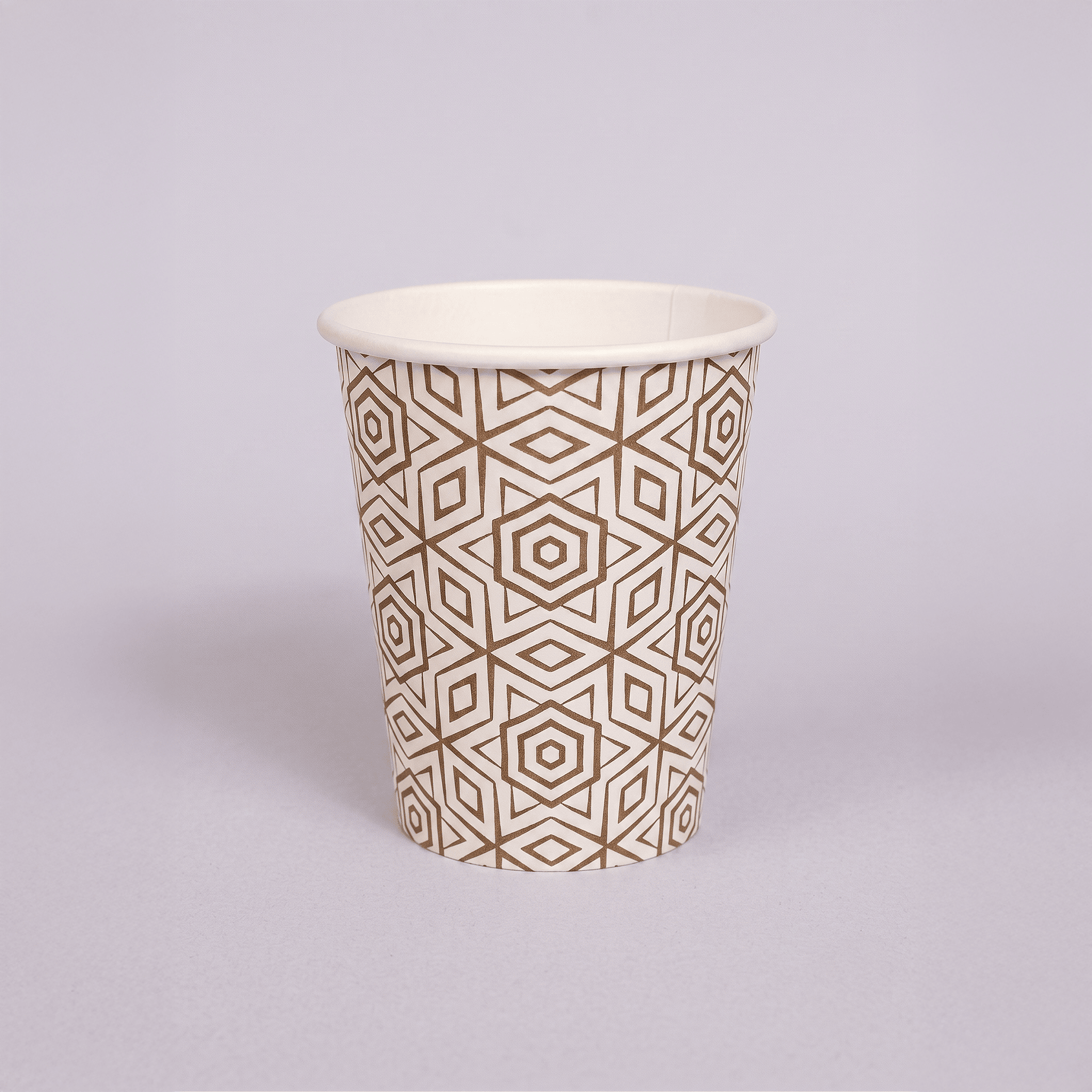 7 OZ Petek Desenli Karton Bardak